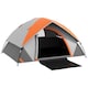 image 6 of Outsunny 2 Man Camping Tent w/ Sewn-in Groundsheet, 3000mm Waterproof, Orange