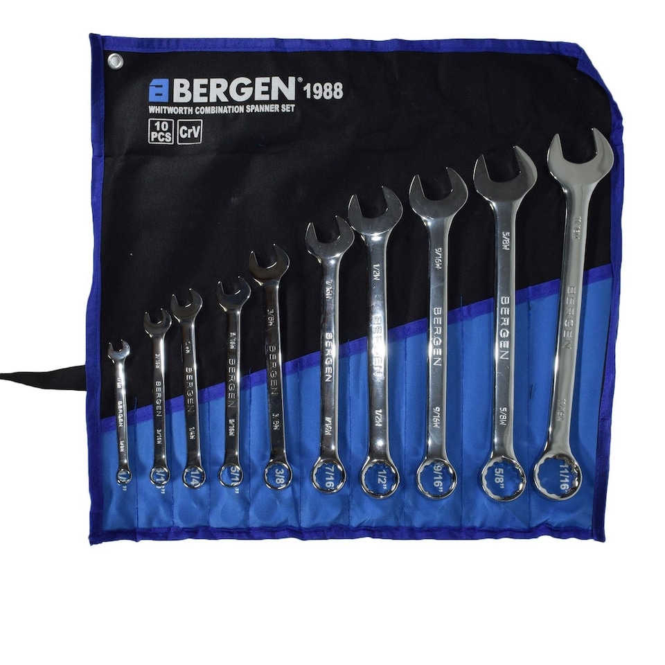 BSW British Whitworth Combination Spanner Wrench + Deep Sockets