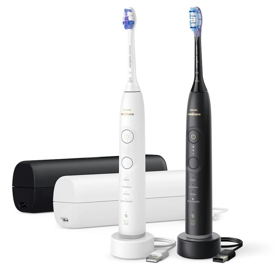 Philips 7100 Toothbrush Duo with Charging Cases