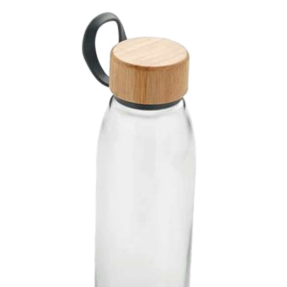 image 1 of MidOcean Fjord Bamboo 500ml Water Bottle - Transparent - One Size Clear | One Size