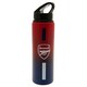 image 1 of Arsenal FC Stripe Aluminium Water Bottle - Red/Black/White - One Size