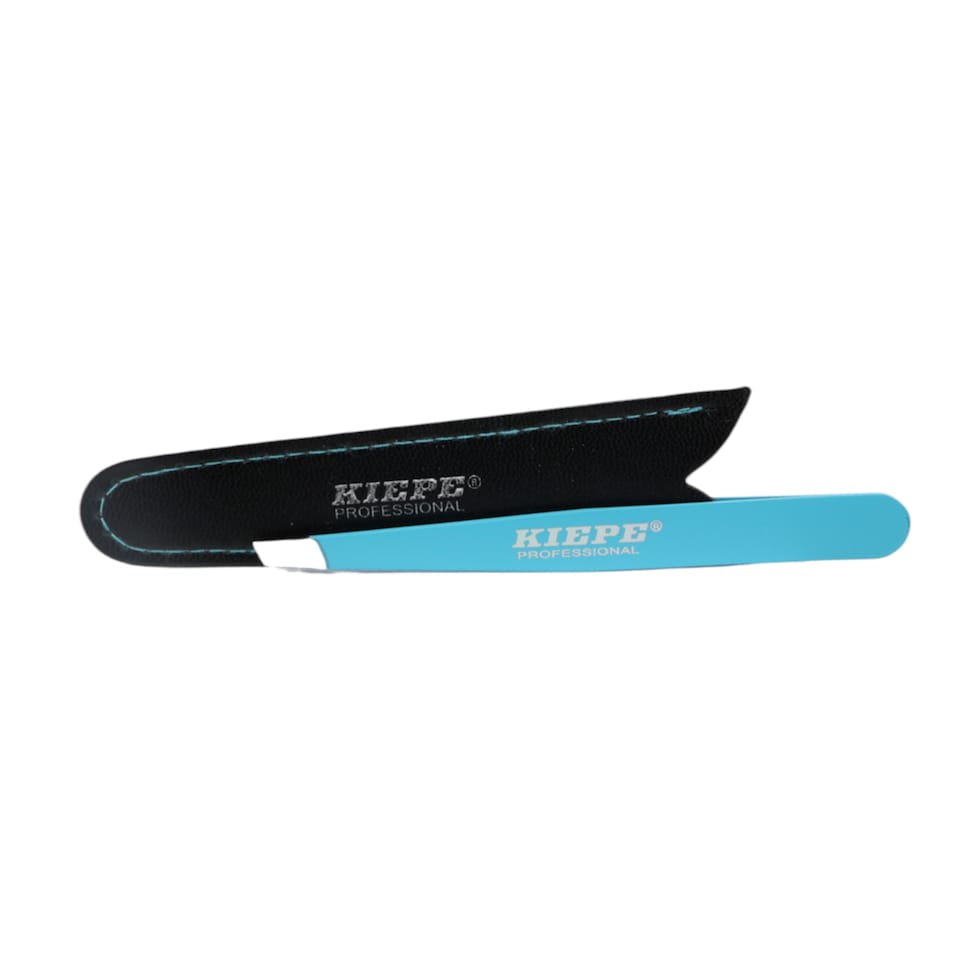 image 1 of Kiepe - Tweezer Oblique Tip Sea Blue 10cm