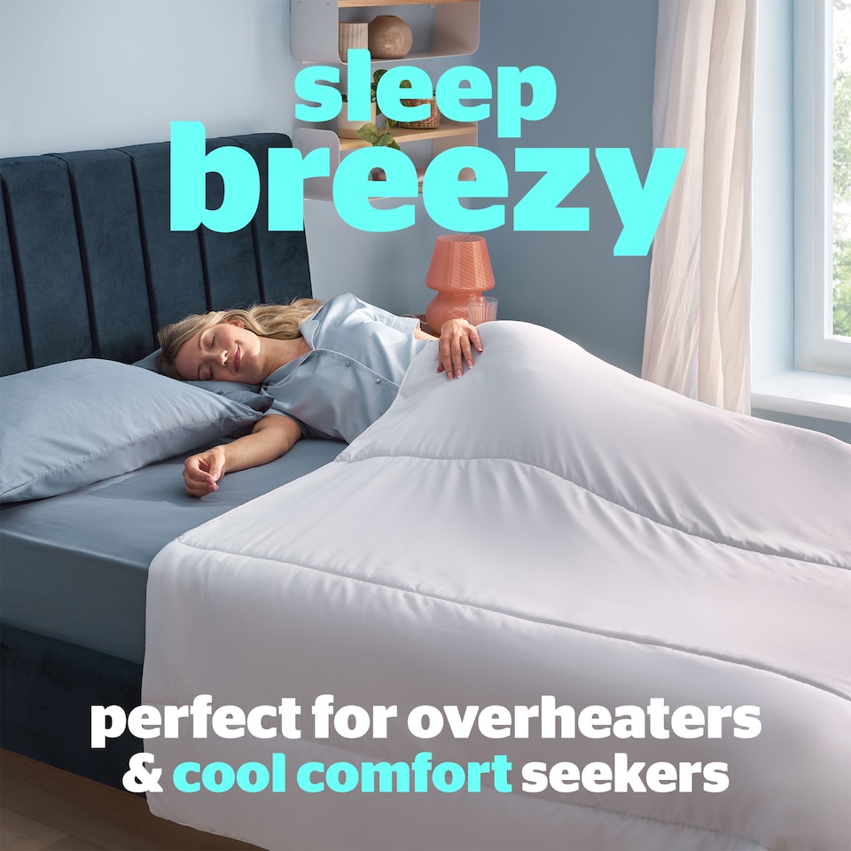 image 1 of Silentnight Summer Breeze 4.5 Tog Duvet | White