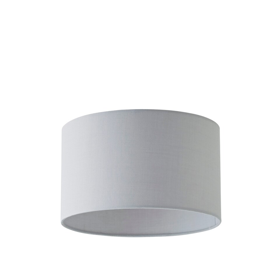 image 1 of ValueLights Reni Small Grey Fabric Pendant Shade Grey