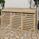 image 5 of Rowlinson Timber Single Bin Store With Double Box Store Brown
