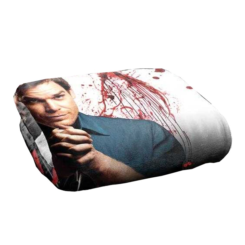 image 1 of Dexter Blood Never Lies Silky Supersoft Blanket | Multi | Multicoloured | 152cm x 127cm | 1
