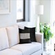 image 2 of Melia Cushion Cover Black | Black | Black