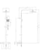 image 2 of Balterley Square Thermostatic Bar Valve & Kit