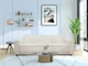 image 1 of Allie 3 Seaters Sofabed Cream Corduroy | White | Cream | Three Seater