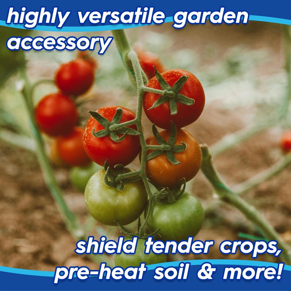 image 1 of Harbour Housewares Plant Fleece Frost Protection - 2M x 20M (2 Rolls) | White | White