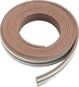 image 3 of Exitex Self Adhesive E Strip Seal 5m Draught Proofing Rubber, Seals Gaps 2mm to 4mm | Brown