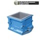 image 3 of Pegdev Concrete Test Cube Mould 150mm – 4-Part Slump Strength Test