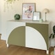 image 8 of Sticky Back Plastic Matt Olive Green Plain Kitchen Self-adhesive Vinyl Wrap for Cupboards, Doors and Furniture 67.5cm x 2m (5 rolls) - d-c-fix