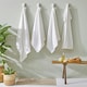 image 3 of furn. Textured Hand Towel White