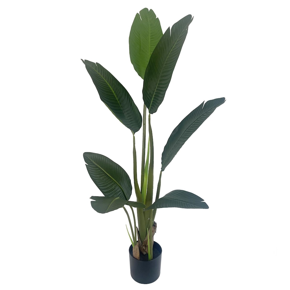 image 1 of Artificial 120cm UV Traveller Banana Palm Tree | Green | 4ft