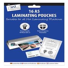 Pack of 16 A5 laminating Pouches