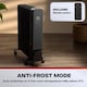 image 3 of Daewoo 2500W 11 Fin Digital Oil Filled Radiator Heater with LED Display & Remote