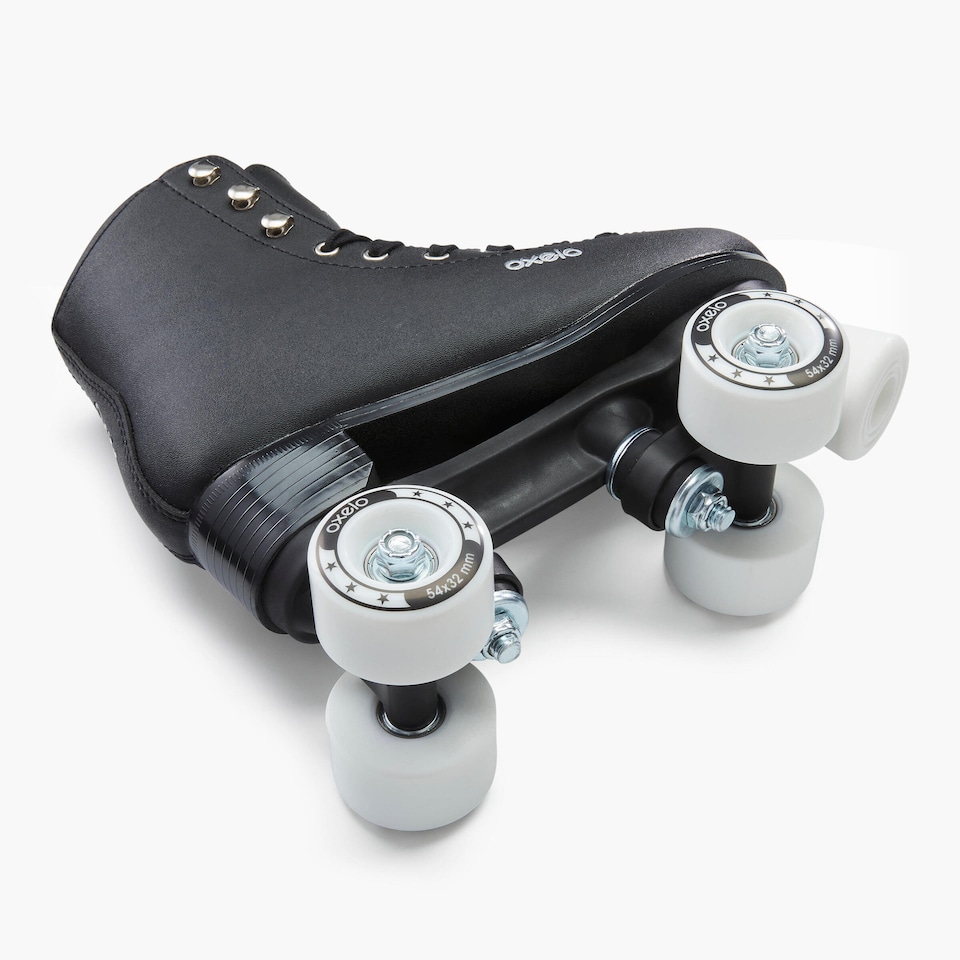image 1 of Decathlon Kid's & Adult Roller Skates Black - 100 Series