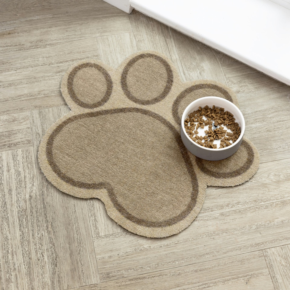 image 1 of Howler & Scratch Mat Shaped Paw 49x56 Door Mat