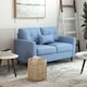 image 2 of HOMCOM Modern Chic Loveseat w/ Armrest Spring Padding for Home Office
