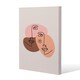image 1 of modern contemporary minimalist woman portrait (Canvas Print)
