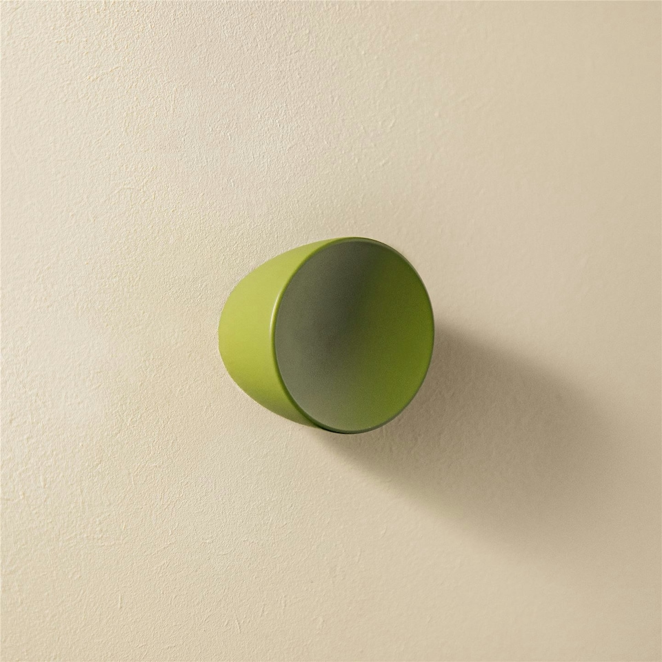 image 1 of Cosmic Wall Mounted Towel Rounded Hook with Durable Stainless Steel Green