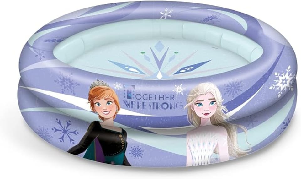 image 1 of Mondo Toys Disney Frozen 2‑Ring Inflatable Baby Pool 100 cm