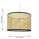 image 7 of Kona - Natural Rattan 25 cm Easy Fit Pendant Shades | Cream | Medium | 1