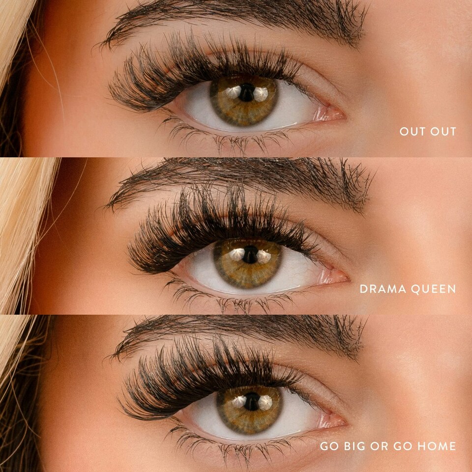 image 1 of House Of Amor - Eyelash Extensions - The Glam Collection - Pre Mapped Multipack -