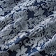 image 4 of Sandringham Damask Soft Easy Care Bed Linen Bedding Duvet Cover Quilt Set With Pillow Cases | Blue | Double