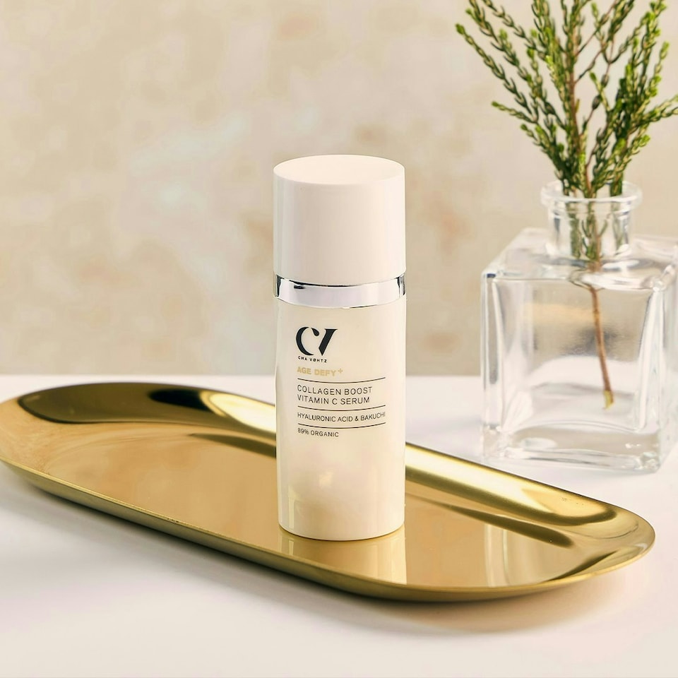 image 1 of Green People Age Defy+ Collagen Boost Vitamin C Serum - Serum with Vitamin C - Paraben & Alcohol Free - Vegan, 30ml