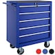 image 9 of Tool Chest - with wheels, 5 drawers, central locking system Black | Black