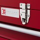 image 9 of DURHAND 4 Drawer Tool Chest, Lockable Metal Tool Bowith Ball Bearing Runners, Portable Toolbox, 510mm 220mm 395mm, Red | Red