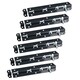 image 1 of 6" Jumbo Tower Bolt Sliding Shoot Bolt Latch Catch for Sheds Gates Doors 6pc Black
