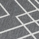 image 4 of JVL Expression Machine Washable Entrance Doormat, 50x75cm - Stripes