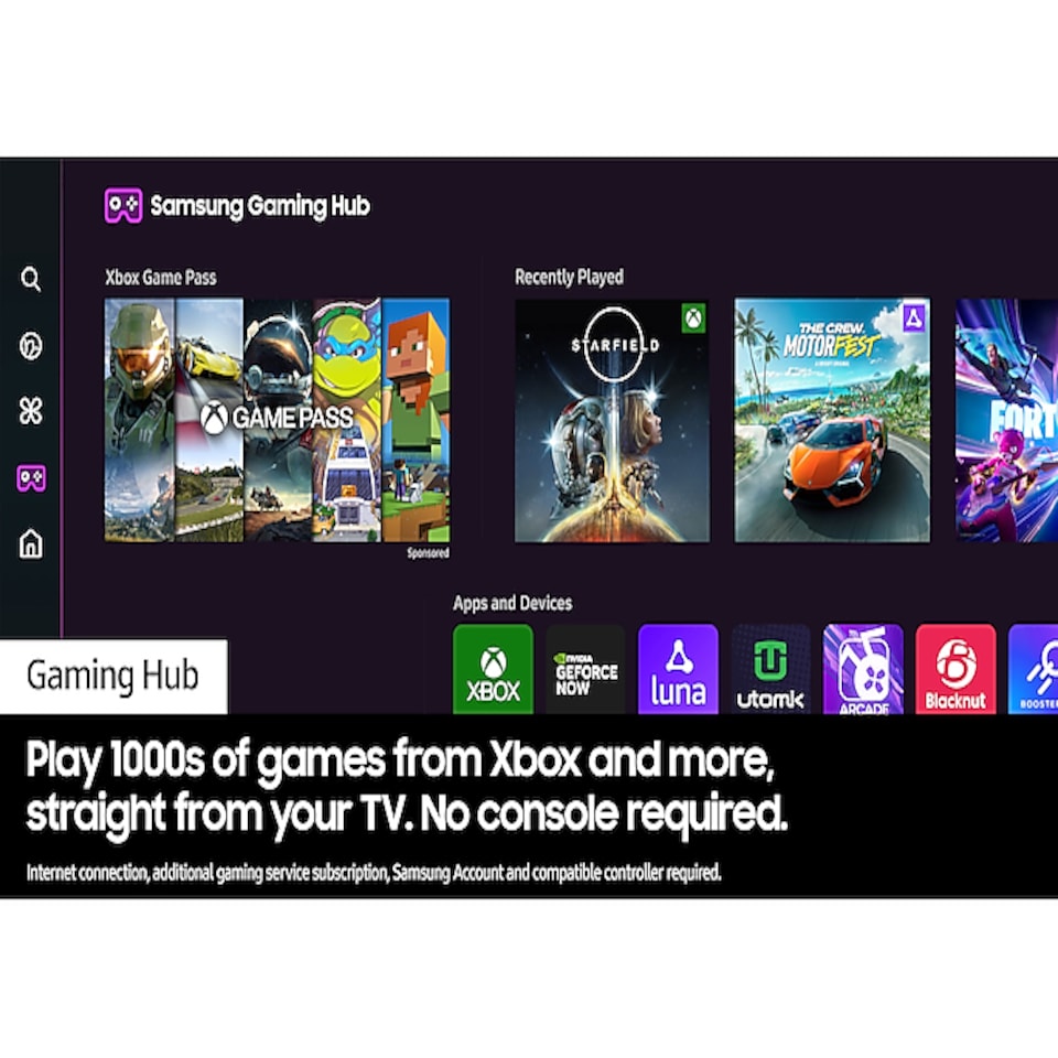 image 1 of Samsung Series 8 UE43DU8500KXXU, 109.2 cm (43"), 3840 x 2160 pixels, LED, Smart TV, Wi-Fi, Grey | Grey | Grey