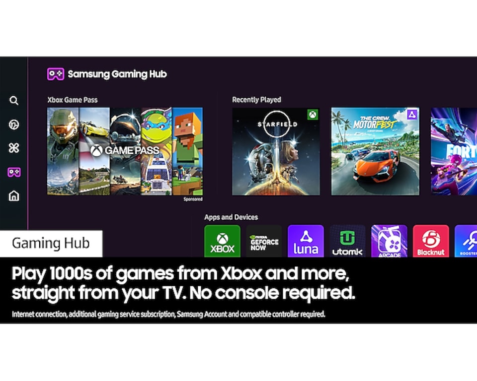 image 1 of Samsung Series 8 UE43DU8500KXXU, 109.2 cm (43"), 3840 x 2160 pixels, LED, Smart TV, Wi-Fi, Grey | Grey | Grey