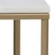 image 5 of Alisma Coffee Table with White Marble Top