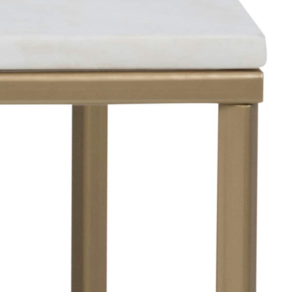 image 1 of Alisma Coffee Table with White Marble Top