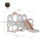 image 5 of Living and Home 3-in-1 Kids Toddler Swing, Slide, and Climber Playset - Pink