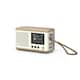 image 2 of Pure Classic Mini Portable Radio - Cotton White and Oak
