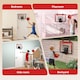 image 8 of Dekko Mini Basketball Hoop Over Door for Kids Indoor Sport Backboard 4 Balls