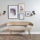 image 2 of ValueLights Colonial Pair Black and Antique Brass Wall Lights