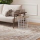 image 3 of KUKOON Beige Traditional Medallion Bordered Living Area Rug 80cm x 150cm