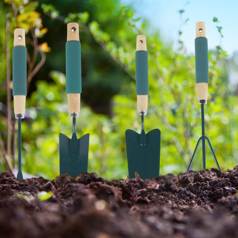 image 1 of 4-Pcs Garden Tool Set