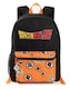 image 1 of DragonBall Z Boys Backpack | Black & Orange Rucksack with Adjustable Straps | Goku Character Practical & Organised Luggage Sports School Bag For Kids | Anime TV Series Merchandise Gift | Blue | Navy