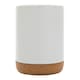 image 2 of XD Collection Cork Ceramic 280ml Mug - White - One Size