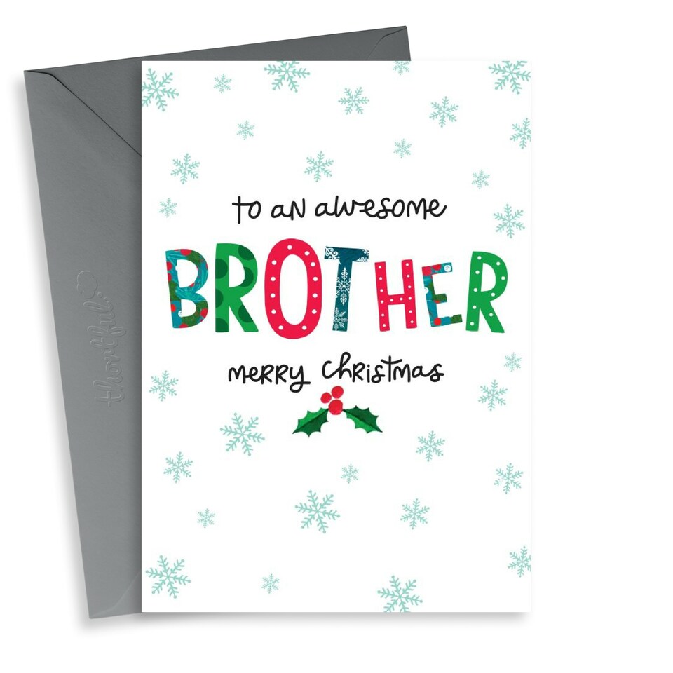 image 1 of Heartfelt Christmas Card - Brother