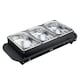 image 1 of Cooks Professional | Black | Buffet Warmer | 3-Sections | 6L Capacity | Hot Plate Function | Temperature Control