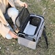 image 5 of Expandable Cat & Dog Carrier Bag - Airline Approved Pet Travel Bag with Mesh Windows - Soft-Sided Portable Cat Carrier